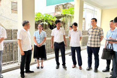 LÃNH ĐẠO ĐẢNG ỦY – HĐND – UBND PHƯỜNG TRUNG SƠN KIỂM TRA CÔNG TÁC CHUẨN BỊ NĂM HỌC 2026 – 2027 TẠI TRƯỜNG MẦM NON TRUNG SƠN