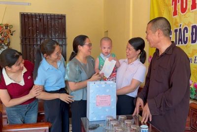 TRƯỜNG MẦM NON TRUNG SƠN LAN TỎA YÊU THƯƠNG NHÂN DỊP TẾT THIẾU NHI 1/6
