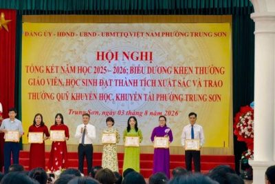 TRƯỜNG MẦM NON TRUNG SƠN – DẤU ẤN MỘT NĂM HỌC NỖ LỰC, ĐOÀN KẾT VÀ TỎA SÁNG